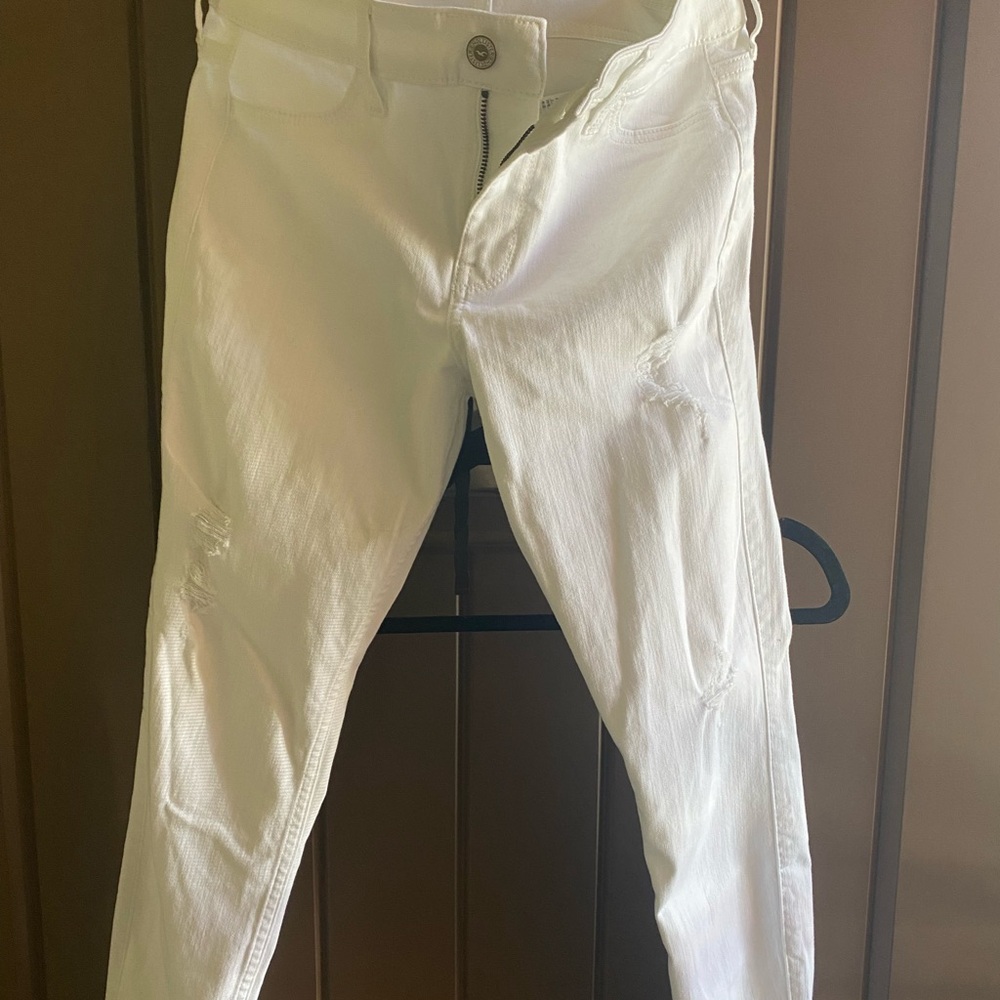 Hollister Women's Skinny Jeans - White